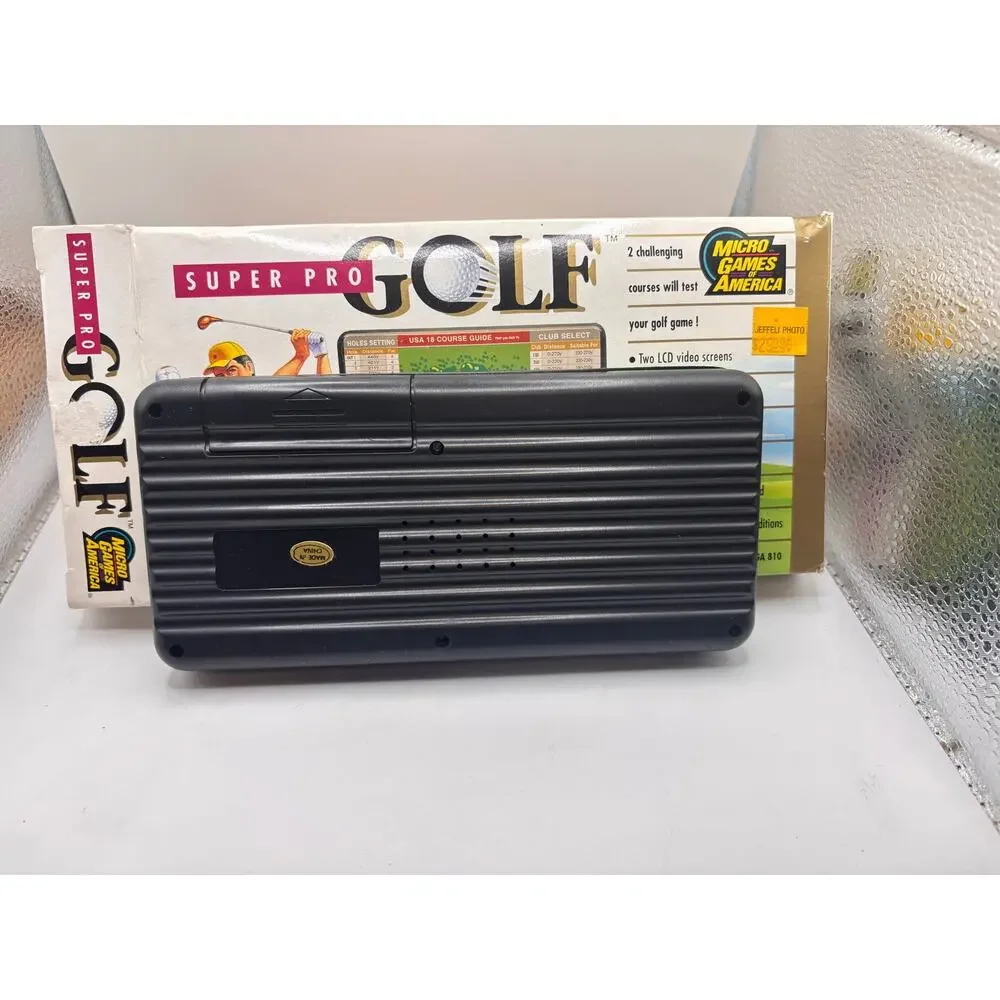 Electronic Super Pro Golf Micro Games of America LCD Video Game 1993 Works VTG